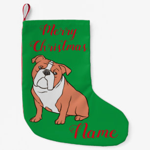Petite Chaussette De Noël Race Bouledogue Thunder_Cove