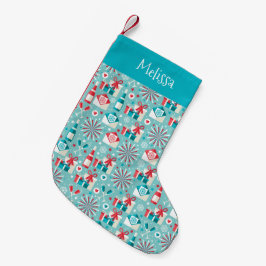 Petite Chaussette De Noël Rétro Noël Stocker