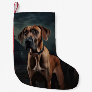Petite Chaussette De Noël Rhodesian Ridgeback Halloween effrayant
