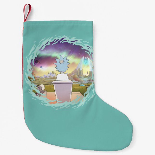Petite Chaussette De Noël RICK ET MORTY™| Rick's Private Place (Devant)