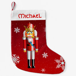 Petite Chaussette De Noël Roi à noix de casse-noix