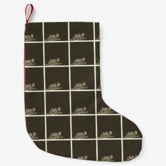 Petite Chaussette De Noël Rose du café
