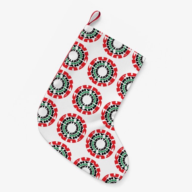 Petite Chaussette De Noël Rythme Funk Funk Rythme Funk (Devant (Accrochage))