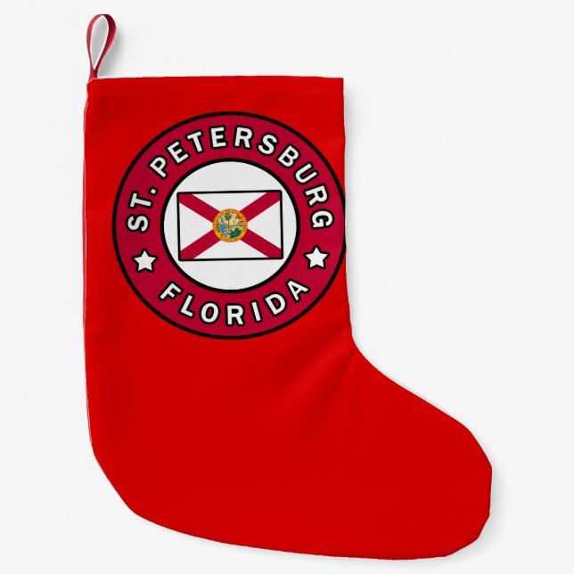 Petite Chaussette De Noël Saint-Pétersbourg, Floride (Devant)