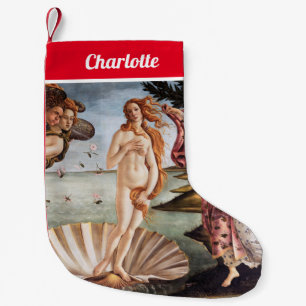Petite Chaussette De Noël Sandro Botticelli - Naissance de Vénus