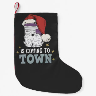 Petite Chaussette De Noël Sani Cloth Noël infirmière vacances Médicale infir