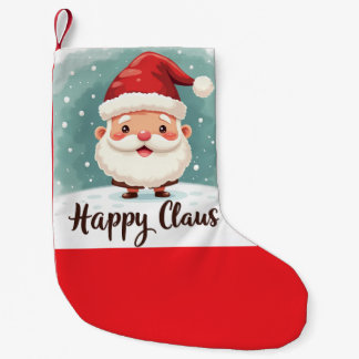 Petite Chaussette De Noël santa claus stockage de noël
