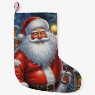Petite Chaussette De Noël Santa Clause Joyeux Noël Bonne année