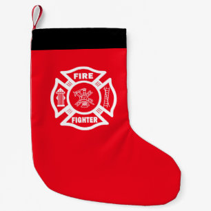 Petite Chaussette De Noël Sapeur-pompier