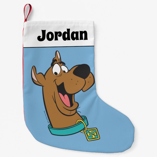 Petite Chaussette De Noël Scooby-Doo Joyeux Visage (Devant)