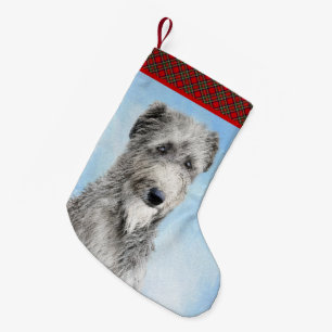 Petite Chaussette De Noël Scottish Deerhound Peinture - Cute Original Chien