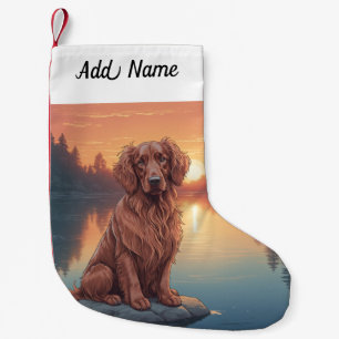 Petite Chaussette De Noël Setter irlandais