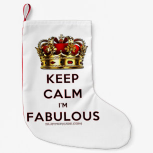 Petite Chaussette De Noël SlipperyJoe's garder calme fabuleux couronne spect