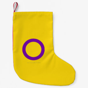 Petite Chaussette De Noël SlipperyJoe's Intersex Pride Drapeaux gay cadeaux