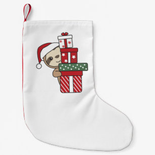 Petite Chaussette De Noël Sloth Noël Cadeau fentes d'hiver