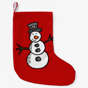 Petite Chaussette De Noël Snowman