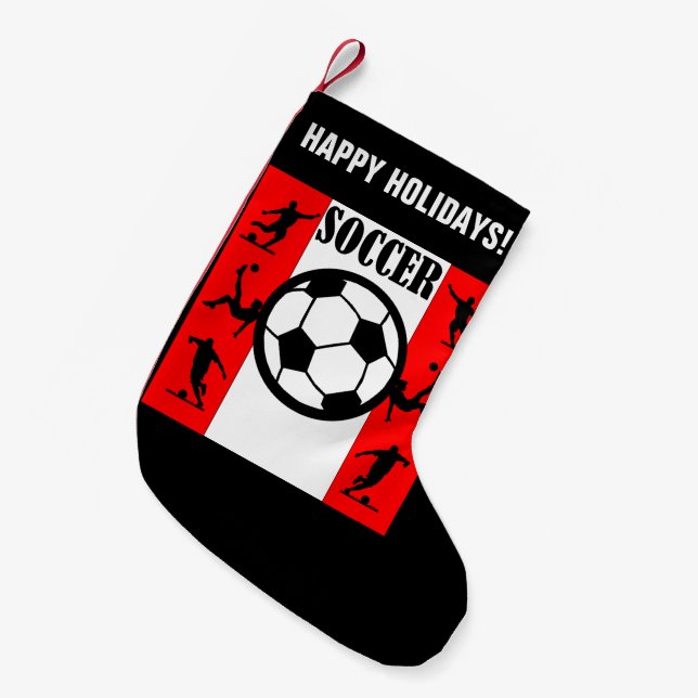 PETITE CHAUSSETTE DE NOËL SOCCER  (Devant (Accrochage))