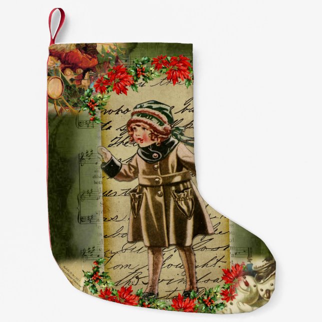 Petite Chaussette De Noël souvenirs de Noël (Devant)