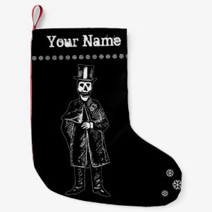 Petite Chaussette De Noël Squelette Salle de Noël Stocking (Personnaliser)