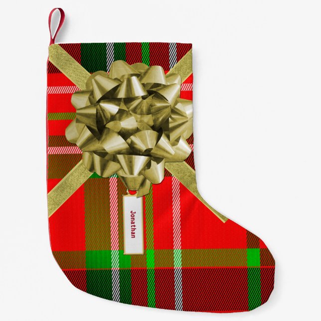Petite Chaussette De Noël Stockage de Noël (Devant)