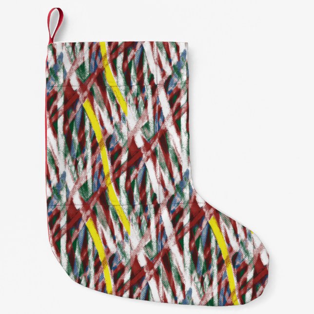 Petite Chaussette De Noël Stockage de Noël (Devant)