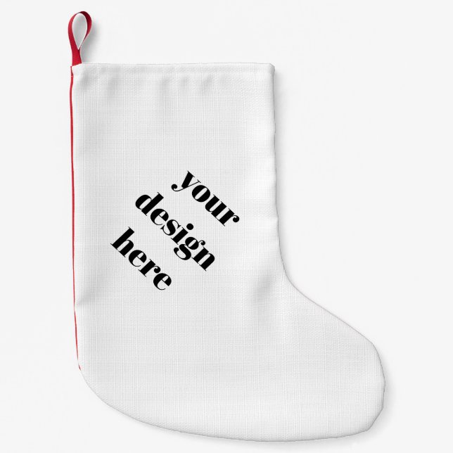 Petite Chaussette De Noël Stockage de Noël (Devant)