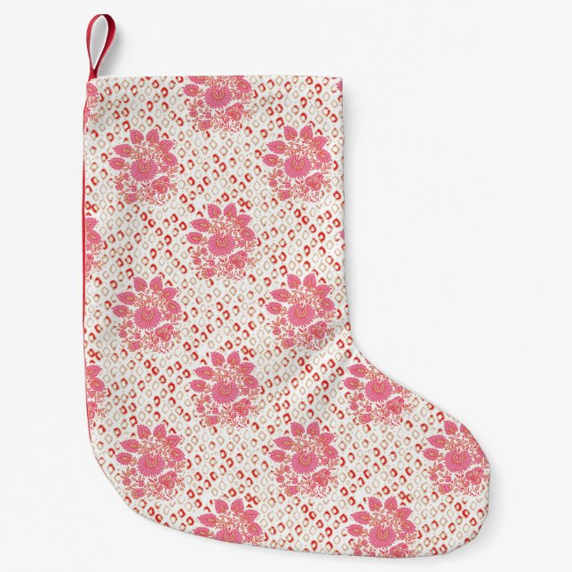 Petite Chaussette De Noël Stockage de Noël (Devant)