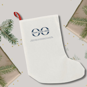 Petite Chaussette De Noël Stockage simple du logo de l'entreprise