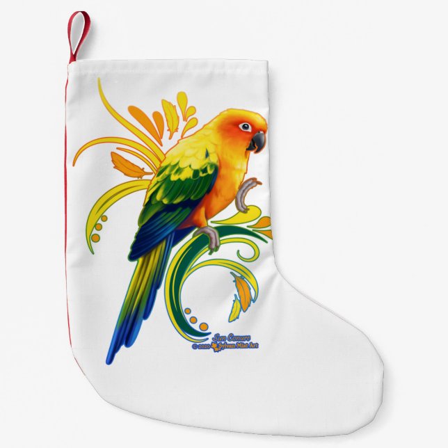 Petite Chaussette De Noël Sun Conure (Devant)