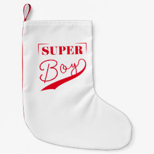 Petite Chaussette De Noël Super Boy