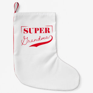 Petite Chaussette De Noël Super grand-mère
