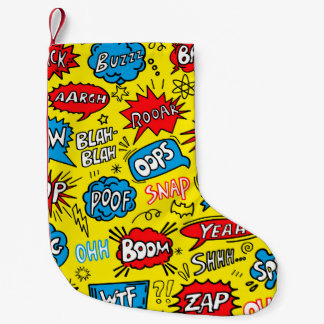 Petite Chaussette De Noël Superhero Saga : Motifs comiques mignons
