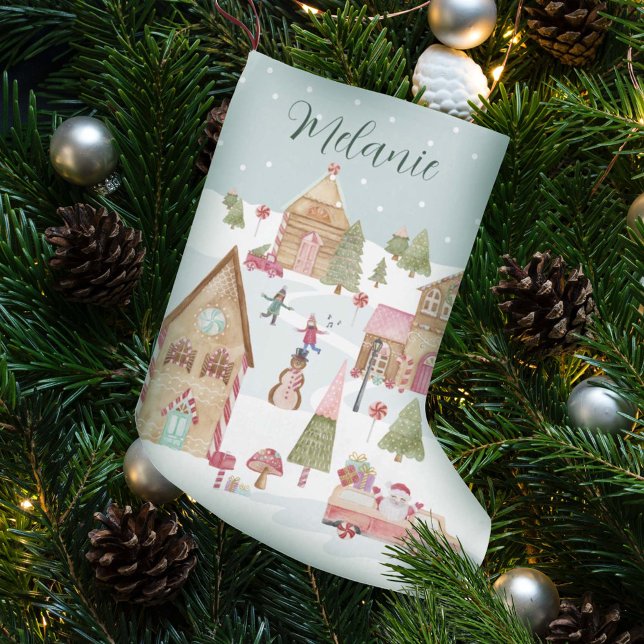 Petite Chaussette De Noël Sweet Holiday Wings Gingerbread Candy Town (Créateur téléchargé)