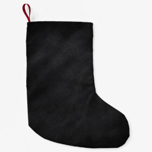 Petite Chaussette De Noël Tableau noir rétro - Impression recto-verso