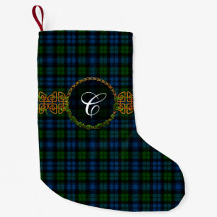 Petite Chaussette De Noël Tartan de Campbell de clan