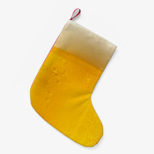 Petite Chaussette De Noël Tasse de bière mousseuse