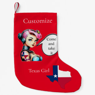 Petite Chaussette De Noël Texas Girl Thunder_Cove
