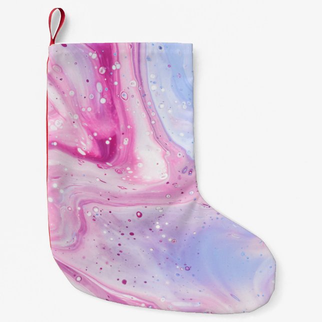 Petite Chaussette De Noël Texture Background (Devant)