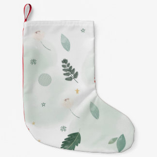 Petite Chaussette De Noël texture feuille motif Arrière - plan