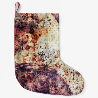 Petite Chaussette De Noël Texture métal fer industriel