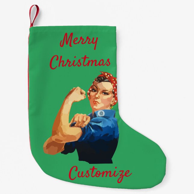 Petite Chaussette De Noël Thunder_Cove féministe forte  (Devant)