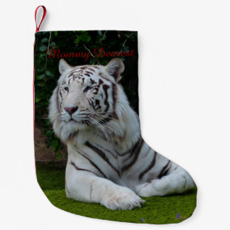 Petite Chaussette De Noël Tigre de Bengale blanc