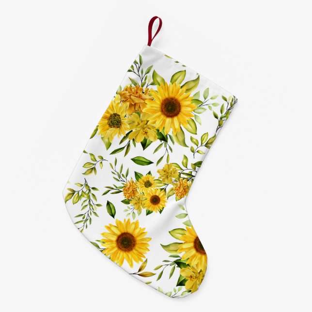 Petite Chaussette De Noël Tournesol 8 (Devant (Accrochage))