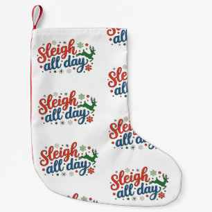 Petite Chaussette De Noël Toute la journée Noël Vacances Renne Noël