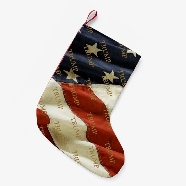 PETITE CHAUSSETTE DE NOËL TRUMP (Devant (Accrochage))