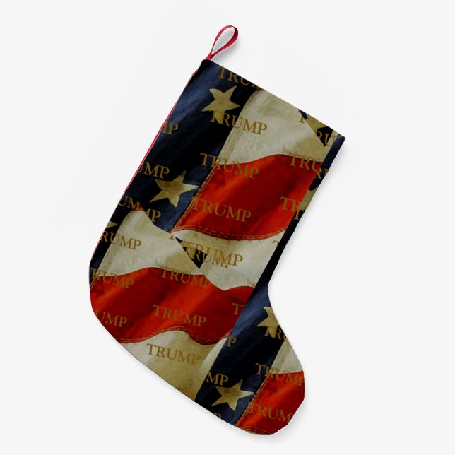 PETITE CHAUSSETTE DE NOËL TRUMP (Devant (Accrochage))