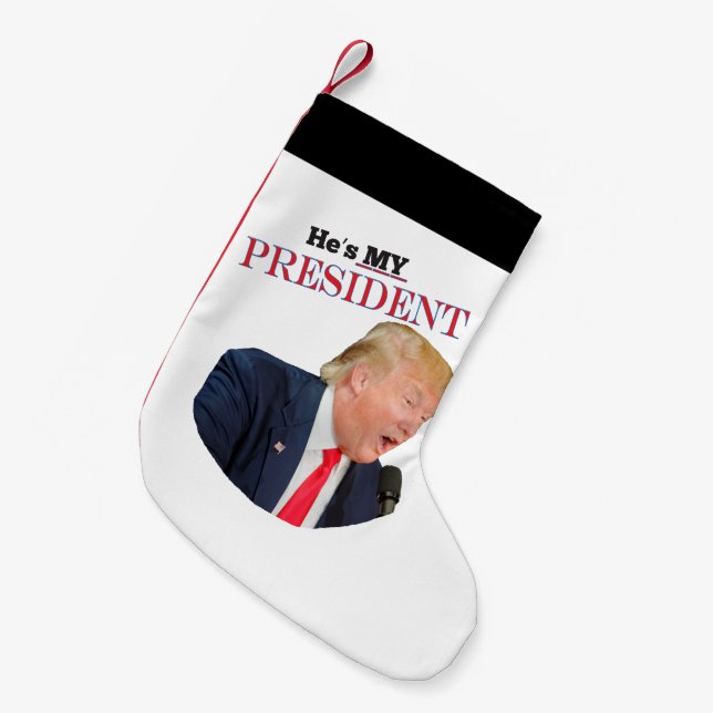 Petite Chaussette De Noël Trump (Devant (Accrochage))