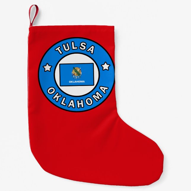 Petite Chaussette De Noël Tulsa Oklahoma (Devant)