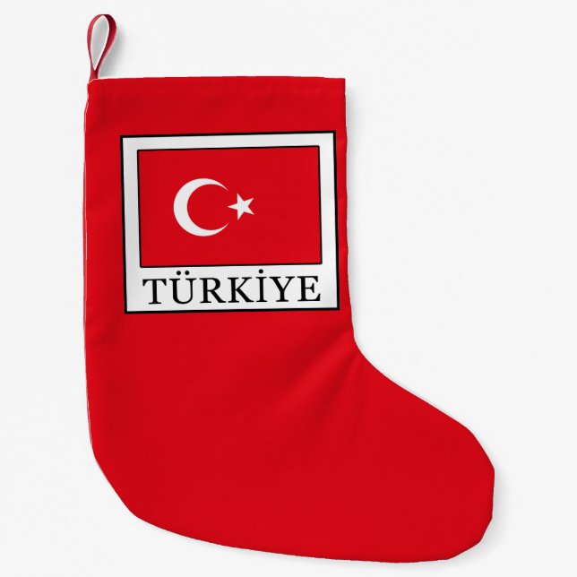 Petite Chaussette De Noël Türkiye (Devant)