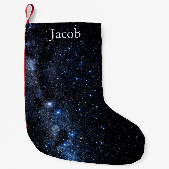 Petite Chaussette De Noël Un groupe d'étoiles (Devant)